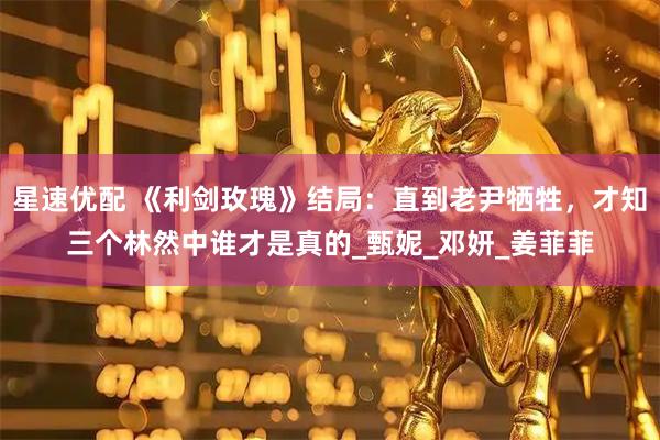 星速优配 《利剑玫瑰》结局：直到老尹牺牲，才知三个林然中谁才是真的_甄妮_邓妍_姜菲菲